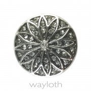 Snap Button metall blume